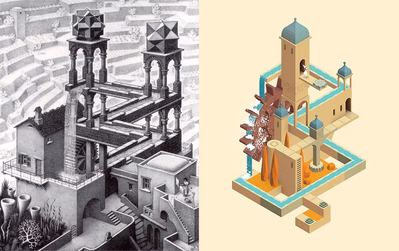 Escher's Waterfall artwork