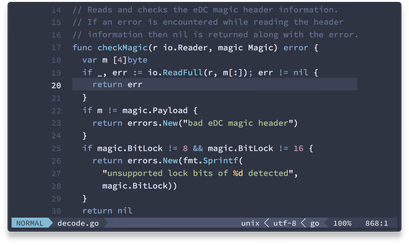 Nord theme in Vim